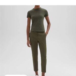 Theory Treeca Pull On Slim Straight Leg Pants